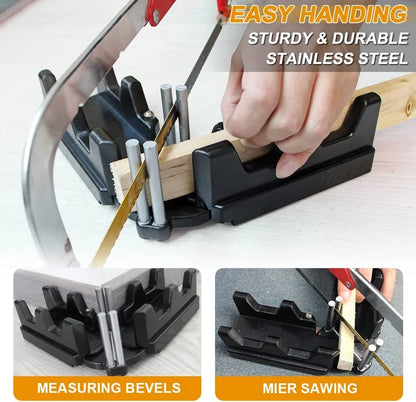 Silbay™ MitreSlice Pro: Advanced 2-in-1 Measuring Cutter