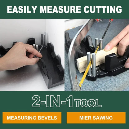 Silbay™ MitreSlice Pro: Advanced 2-in-1 Measuring Cutter