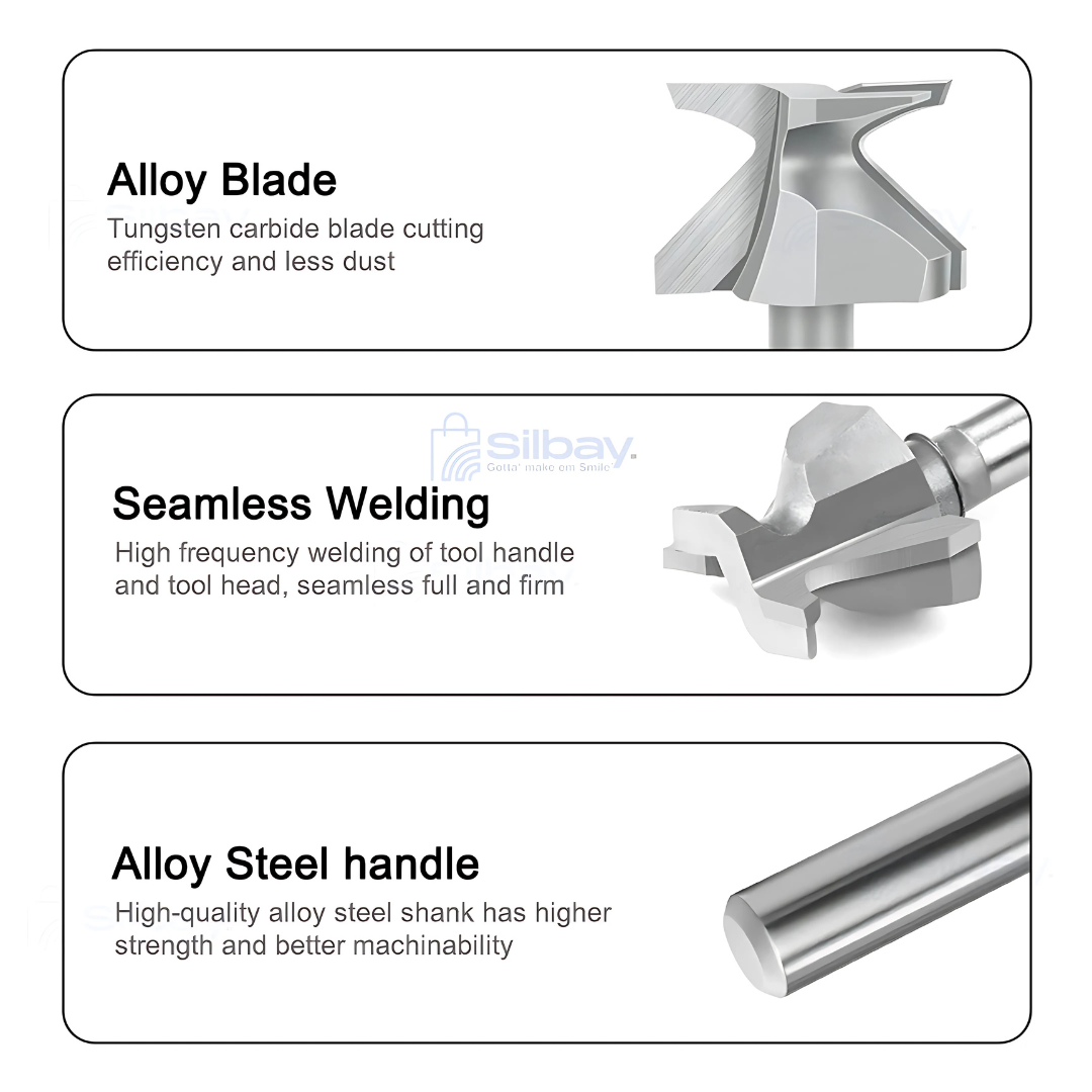 Silbay™ Arc-Shaped Integrated Milling Cutter R18/R30/R50