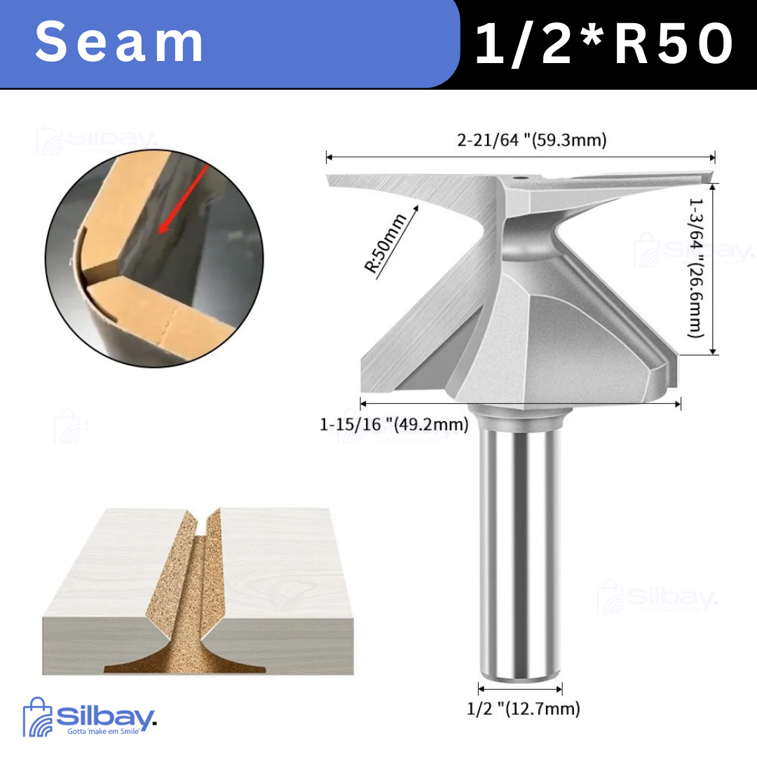 Silbay™ Arc-Shaped Integrated Milling Cutter R18/R30/R50